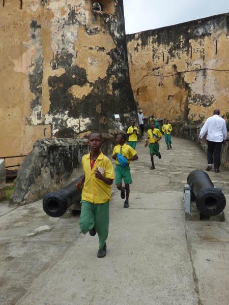 Fort Jesus schoolchildren Mombasa