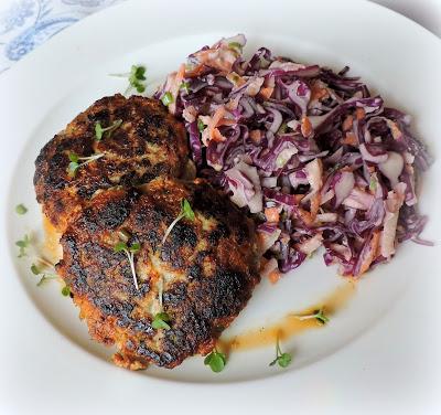 Turkey Burgers with Cranberries & Goat's Cheese