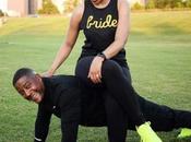 Lady Sits Fiance Does Press-Up Pre-Wedding Photo