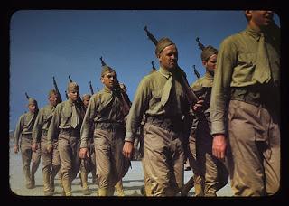 Image: Marines finishing training at Parris Island, S.C., by Alfred T. Palmer on Flickr