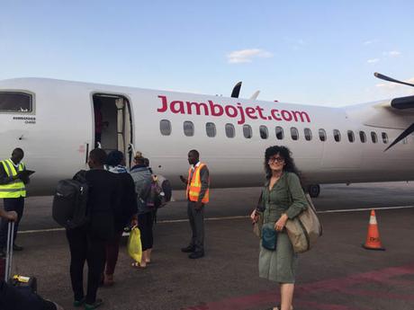 #JambojetHolidays flight Entebbe Nairobi