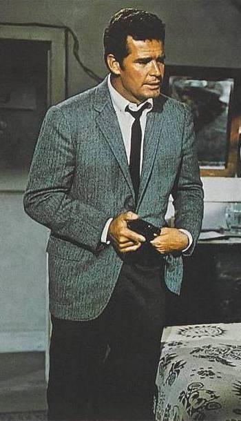 James Garner as Marlowe: Gray Tweed Jacket James Garner as Marlowe: Gray Tweed Jacket