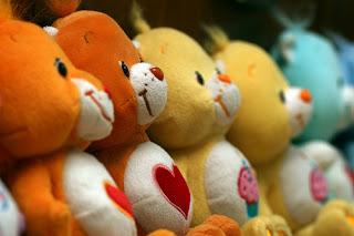 Care Bears line up, by John Trainor on Flickr