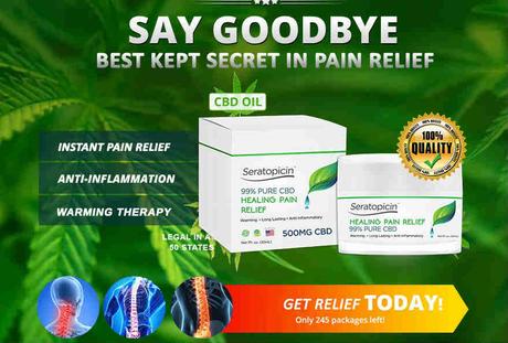 Seralab CBD Oil cream, Seratopocin cbd oil cream