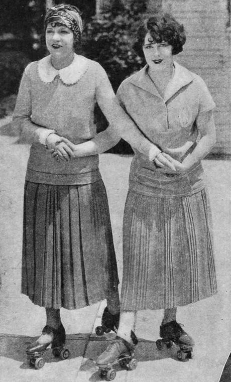 1920s-Hollywood-Diet-and-Slimming-Secrets---roller-skating 1920s-Hollywood-Diet-and-Slimming-Secrets---roller-skating