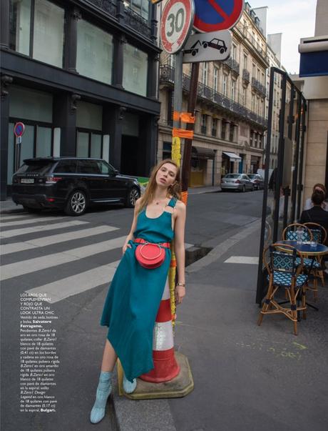 Alexis Kapaun in Paris Tres Chic by Benjamin Kanarek for Grazia