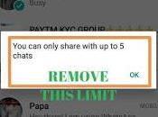 Remove WhatsApp Share Limit Sending Message Chats Only