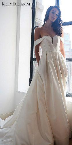 kelly faetanini simple wedding dresses a line strapless ivory empire 0593 nova