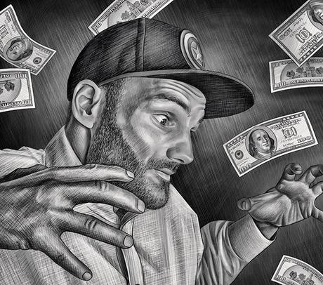 Work in progress (detail) Visit http://benheine.com #benheineart #drawing #photography #pencilvscamera #art #creative #sketch #photodrawing #artist #music # #photo #photographie #benheine #banknote #usa #trump #hand #dessin #money