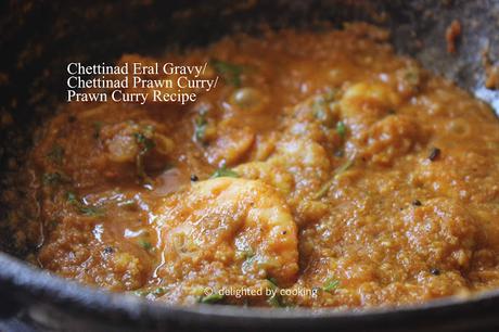 Chettinad Eral Gravy / Prawn Curry Recipe