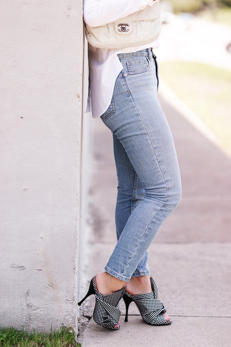 My Five Favorite Sustainable Denim + EASY DIY Raw Edge Hem Jeans Tutorial