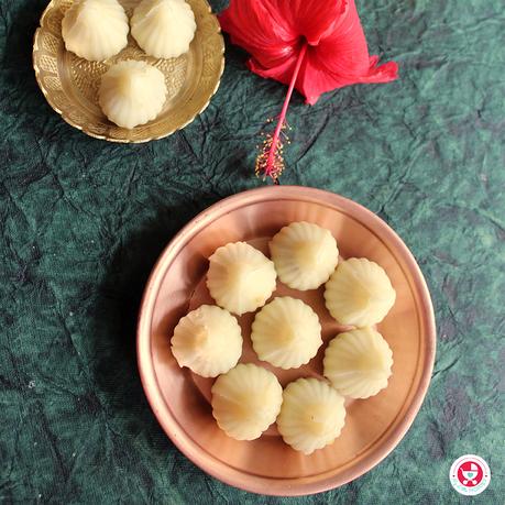 Enjoy this Ganesh Chaturthi day with the deliciously made Suji Modak, Rava Modak. It's an easy to make recipe, which is scrumptious and rich in taste.