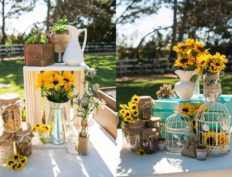 Rustic and Robin’s Egg Blue California Barn Wedding