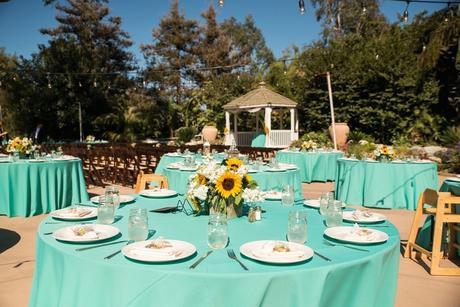 Rustic and Robin’s Egg Blue California Barn Wedding