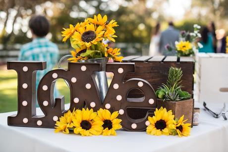 Rustic and Robin’s Egg Blue California Barn Wedding