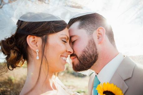 Rustic and Robin’s Egg Blue California Barn Wedding