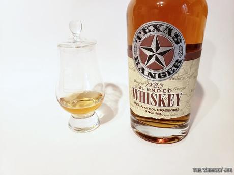 Texas Ranged Blended Whiskey is a mix of redistilled bourbon and grain neutral spirit.