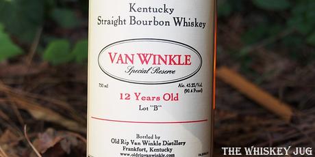 Van Winkle Special Reserve 12 Years Lot B Label