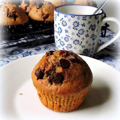 Barley Cup & Chocolate Chip Muffins