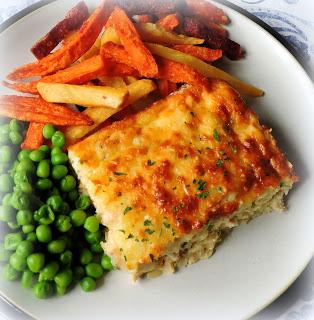 Cheesy Turkey Burger Bake