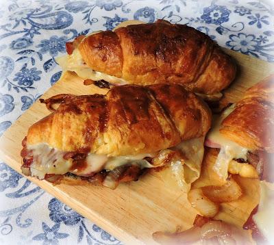 Spicy Ham & Cheese Croissants