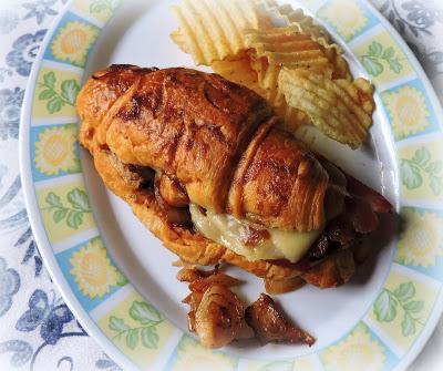 Spicy Ham & Cheese Croissants