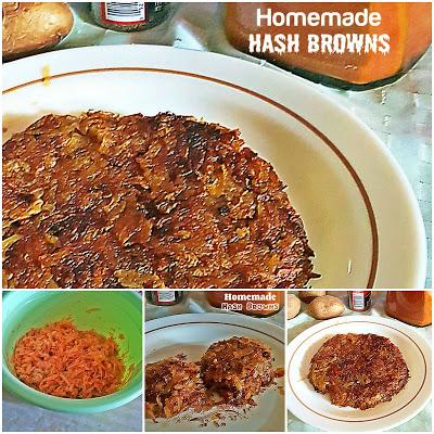 Homemade Hash Browns Recipe @ treatntrick.blogspot.com