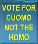 Vote for the homo, not for Cuomo