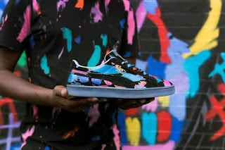 From His Palette To Your Feet:  Puma X Bradley Theodore Suede 50 Sneaker