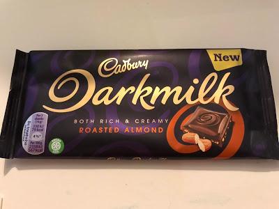 Today's Review: Cadbury Darkmilk Roasted Almond