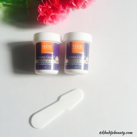 VLCC Insta Glow Diamond Bleach review| 3 easy steps to bleach vlcc diamond bleach review, KHADIJA BEAUTY