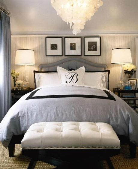 coastal master bedroom ideas - 18. Classy Master Bedroom Design in Hotel - Harptimes.com