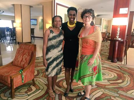 Carmen Nibigira, Susan Muumbi, Charlotte Beauvoisin, Kigali Serena Hotel Kwita Izina 2018