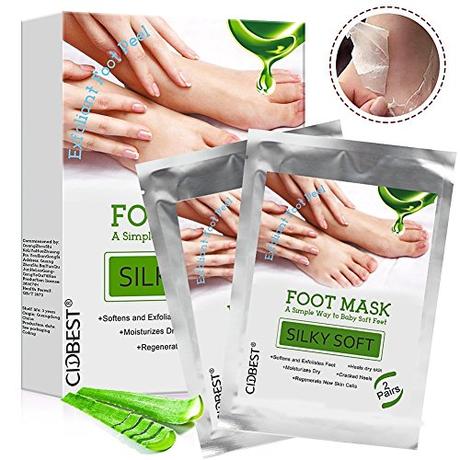 Exfoliating Foot Peel Mask, Foot Mask, Exfoliating Mask, Peeling Away Dry Dead Skin, Callus Remover, Repair Rough Heels - Silky Soft Baby Your Feet Naturally - Exfoliating Socks 2 Pairs