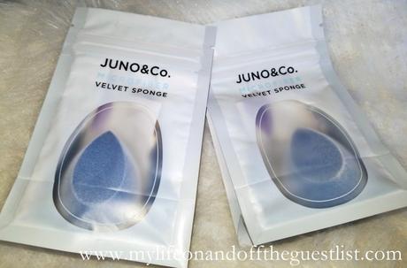 Blue Velvet Beauty: JUNO Microfiber Velvet Sponge