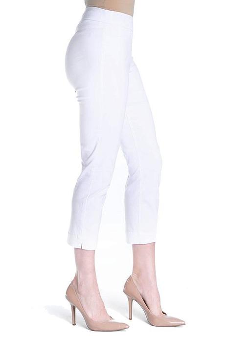 SKINNY SOLID CROP - WHITE