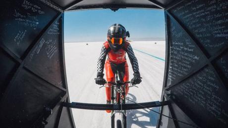 Cyclist Hits New Speed Record, Riding 183.932 MPH on a Bike