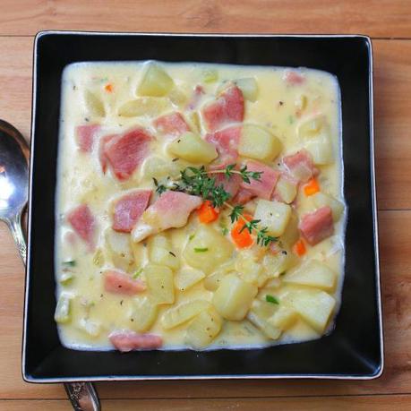 Smoked Salmon Chowder #FishFridayFoodies Smoked Salmon Chowder #FishFridayFoodies