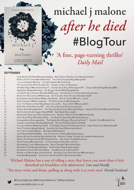 Blog Tour – After He Died by Michael J. Malone