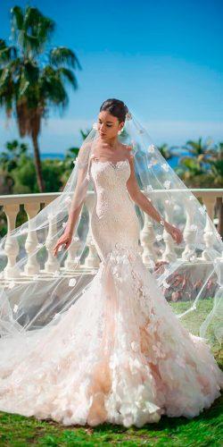 oksana mukha wedding dresses 2019 mermaid blush flattering strapless sweetheart neck florabelle