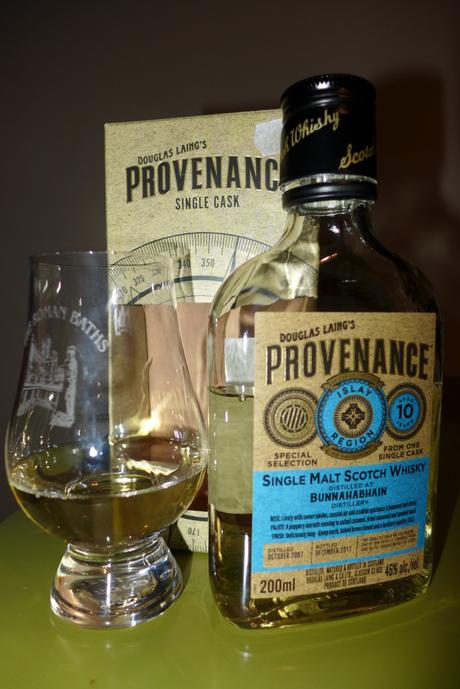 Tasting Notes:  Douglas Laing: Provenance Single Cask: Bunnahabhain 10 Year