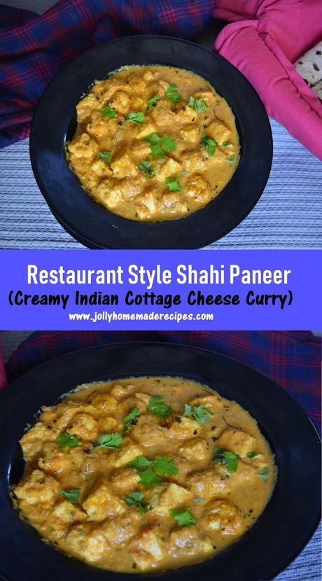Restaurant Style Shahi Paneer Recipe, How to make Shahi Paneer Recipe