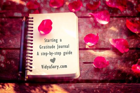 A step by step guide to starting a gratitude journal