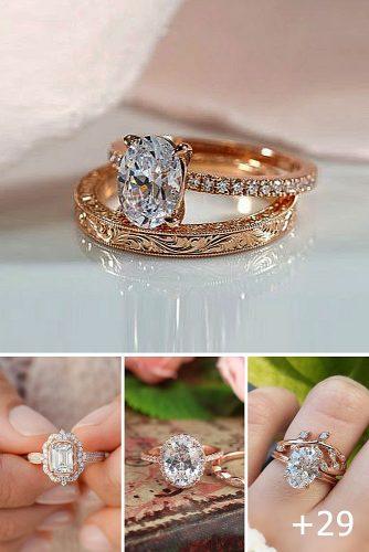collage rose gold engagement rings wedding ring top engagement rings
