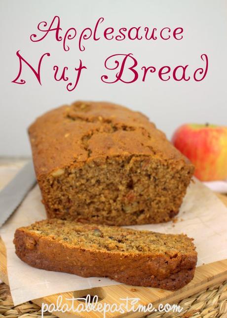 Applesauce Nut Bread #AppleWeek Applesauce Nut Bread #AppleWeek