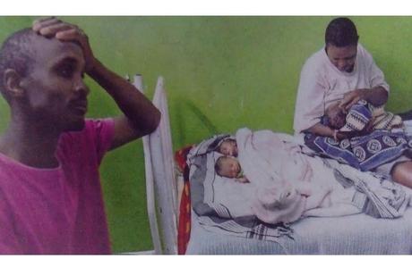 Baraka za kushtua! Meet the Narok man who collapsed after mother of his twins gave birth to tripletsÂ 