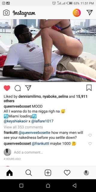 How many men will see your nakedness before you settle down? Vera forced to answer