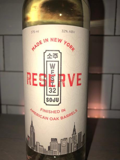 Korean Started, New York Bred, American Finished:  West 32 Reserve Soju