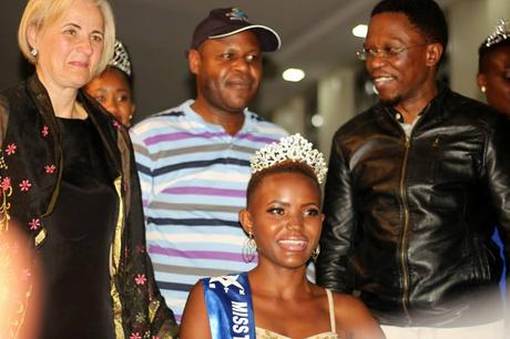 Ababu Namwamba while attending beauty pageant where Ann Paula was crowned Miss Tourism Busia