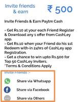 cashley app referral link